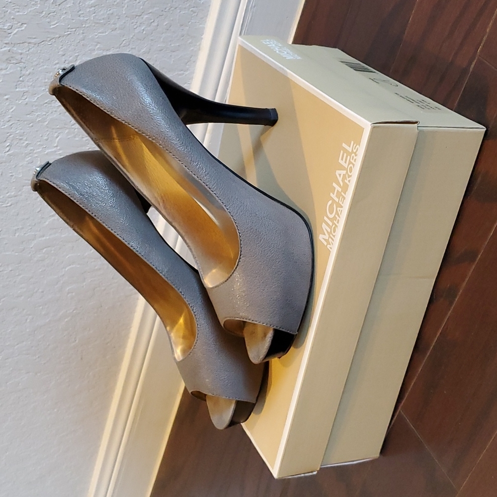 MK Open Toe Heels